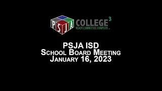 School Board Meeting: January 16, 2023