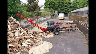 Mobile firewood processor for hire Inverness & Ross shire