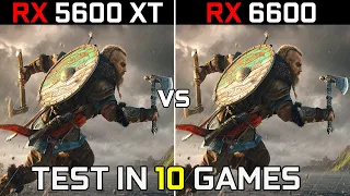 RX 5600 XT vs RX 6600 | Test In 10 Games | 1080p | 2021