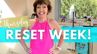 Reset Week THURSDAY! Hygge home, Flylady routines, self-care!