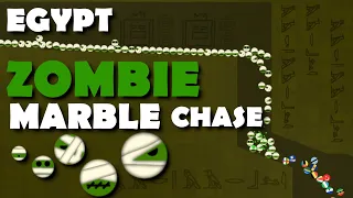 Egypt Zombie Marble Race 1 - Escape from the Mummies