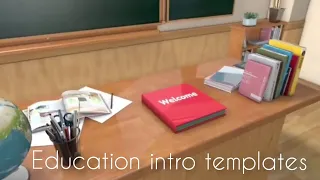 opening intro video pembelajaran - keren nocopyright  notext ! free education intro templates