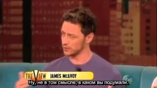 Джеймс МакЭвой на ТВ шоу (в рамках выхода фильма Люди Икс Дни минувшего будущего)
