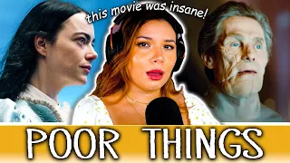 ACTRESS REACTS to POOR THINGS (2023) FIRST TIME WATCHING *EMMA STONE DESERVES HER OSCAR!*