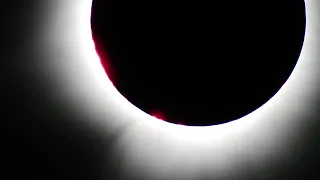 Maine Total Solar Eclipse 2024 Super ZOOM No Clouds!!