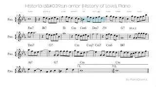 Historia d'un amor (History of love) [Piano Solo]