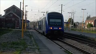 40 minutes de beau trafic en gare de Fourmies le 29 avril 2022