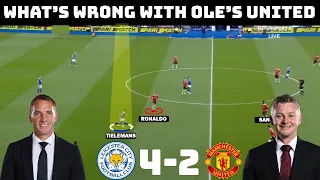 Tactical Analysis : Leicester 4 - 2 Manchester United | Solskjaer's Defensive Frailties |