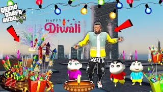 GTA 5 : Franklin & Shinchan Celebrate Diwali With Pinchan in GTA 5 ! JSS GAMER