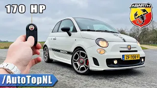 2009 Abarth 500 196,789KM REVIEW on AUTOBAHN [NO SPEED LIMIT] by AutoTopNL