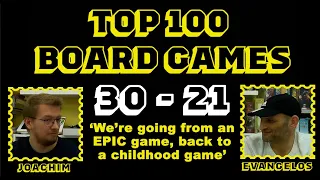 The Best 100 Board Games of All Time - 30-21