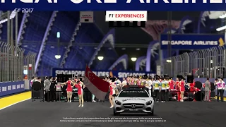 F1 2017 Game - Lewis HAMILTON - Singapore Grand Prix HD