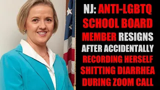 Anti-LGBTQ School Board Member Records Herself Pooping On ZOOM Call