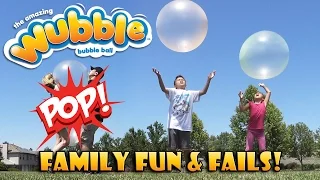 WUBBLE BUBBLE Explosion!  POPPING The Ball That Looks Like a Bubble!