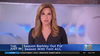 Giants Confirm Saquon Barkley Tore ACL, Out For The Season