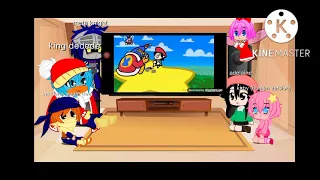 kirby and his friends react to something about kirby 64