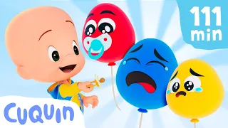 Los globos bebé de Cuquín 🎈 Aprende los colores con Cuquín y Fantasma | Vídeos educativos para niños