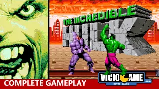 🎮 The Incredible Hulk (Super Nintendo) Complete Gameplay