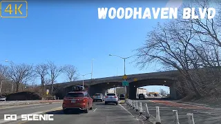 Woodhaven Blvd Drive Queens NY | NYC 4K | GO SCENIC