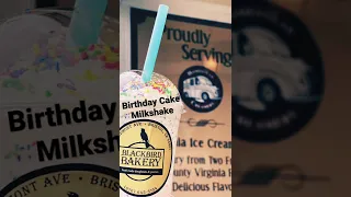 BlackBird Bakery Bristol, VA Now available: Birthday Cake Milkshake