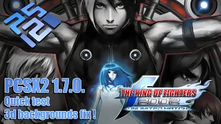 The King of Fighters 2002 Unlimited Match - 3d Fix ! [PCSX2 1.7.0. Dev 01/05/21]