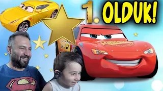 ŞİMŞEK MCQUEEN İLE 1. OLDUK! | ARABALAR 3 OYUNU