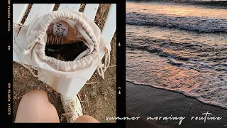 SUMMER MORNING ROUTINE: Beach edition, healthy & peaceful | Living in Europe 2022