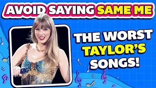 Avoid Saying The Same Thing As Me | Taylor Swift Test #2