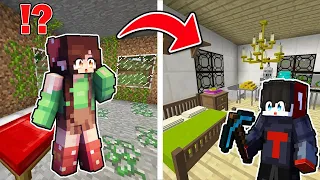 TankDemic Renovated Friend's House To Luxury MODERN HOUSE in OMOCITY😂 | Minecraft ( Tagalog )