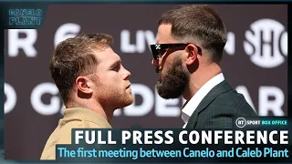 Full Canelo v Caleb Plant Opening Press Conference: Tensions Spill Over In First Head-To-Head