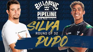 Silva vs. S.Pupo Billabong Pro Pipeline - Round of 32 Heat Replay