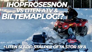 Torpet! Fortsätter modifiera Biltema atv-plog, pajar grejer, sladd drar omkull 59a och varmgångsmys