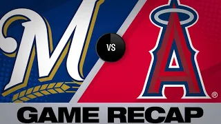 Angels smack 3 homers in 5-2 win vs. Brewers - 4/8/19