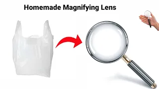How to make Magnifying Lens /DIY homemade Magnifying Glass /Magnifying glass making at home/#Lens