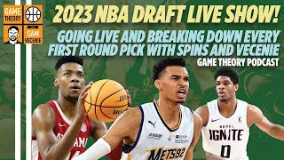 2023 NBA DRAFT LIVE SHOW! Victor Wembanyama to Spurs! Miller or Scoot at No. 2? WHOLE FIRST ROUND!