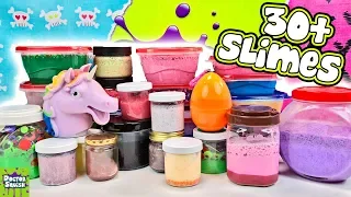 Mixing HUGE Slime Smoothie! 30+ Satisfying Slimes!