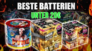 Die BESTEN Feuerwerk Batterien für Silvester UNTER 20€