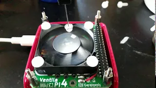 Measurement of the rotation speed of Ventilapi4, fan for Raspberry Pi 4