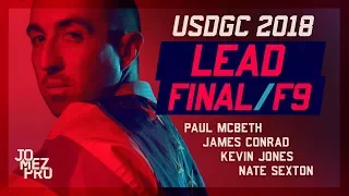 2018 USDGC | LEAD | FINAL RD F9 | McBeth, Jones, Conrad, Sexton