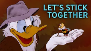 Let's Stick Together 1952 Disney Cartoon Short Film | Donald Duck, Spike Bee