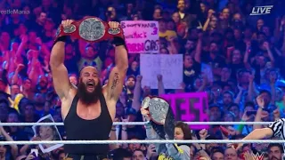 WRESTLEMANIA 34 Nicholas and Braun Strowman TAG TEAM CHAMPIONSHIP 2018