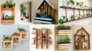 Wooden Wall Plant Hanging ideas _ Plant Hanging Shelves