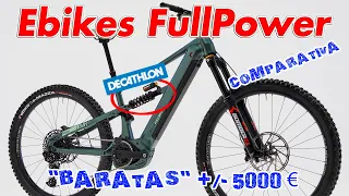 Comparativa Ebikes FullPower por +/- 5000 €