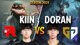 KT Kiin vs GEN Doran - Kiin KENNEN vs Doran CAMILLE Top - Patch 13.18 KR Ranked