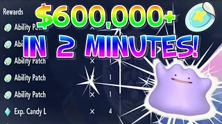 NEW WAY TO GET MONEY FAST! $600k in TWO MINUTES! | Pokemon Scarlet & Violet