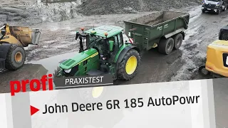 Sparsames Multitalent: John Deere 6R 185 AutoPowr | profi #Praxistest