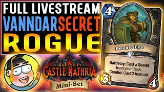 ⭐ SECRET Rogue! Murder at Castle Nathria - Hearthstone