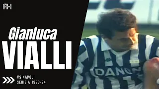 Gianluca Vialli ● Skills ● Juventus 1:0 Napoli ● Serie A 1993-94