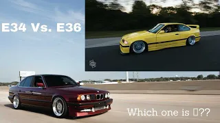 E34 Vs. E36 | Which is the true king of 90s BMW?