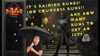 Diablo 2 Resurrected - 100 countess runs + how many runs does it take to get ist rune? Who won?